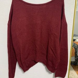 Burgundy sweater (new)